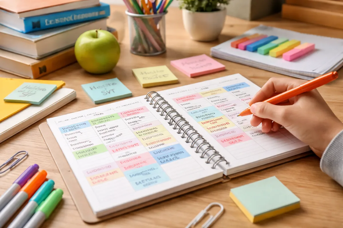 Comment créer un planning de révisions pour le Bac et le Brevet en 6 étapes