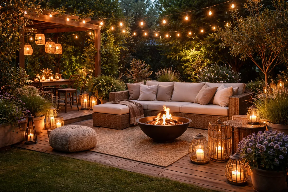 Comment créer une ambiance chaleureuse pour son jardin avec des éléments de décoration extérieure