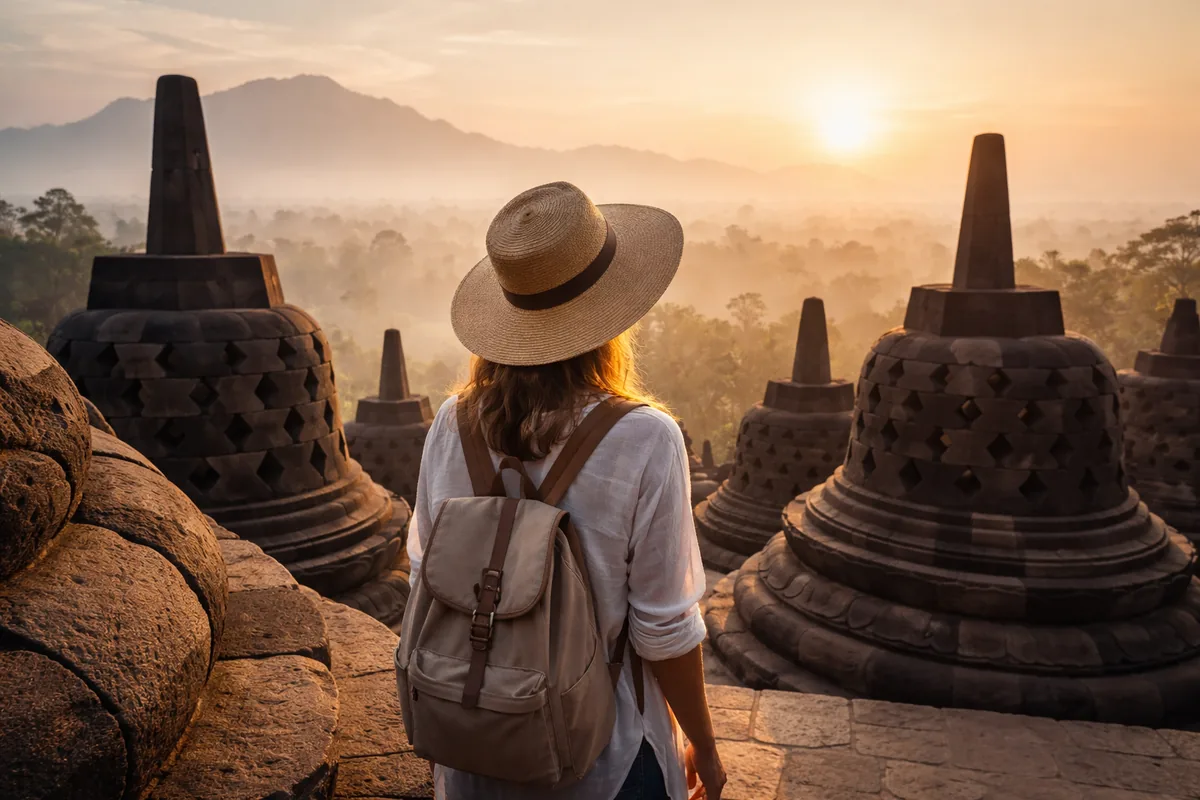 Quel est l'impact spirituel de Borobudur sur les voyageurs en Asie ?