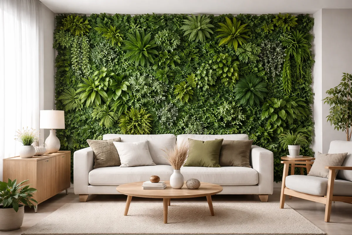 Comment utiliser un mur végétal artificiel pour améliorer votre intérieur