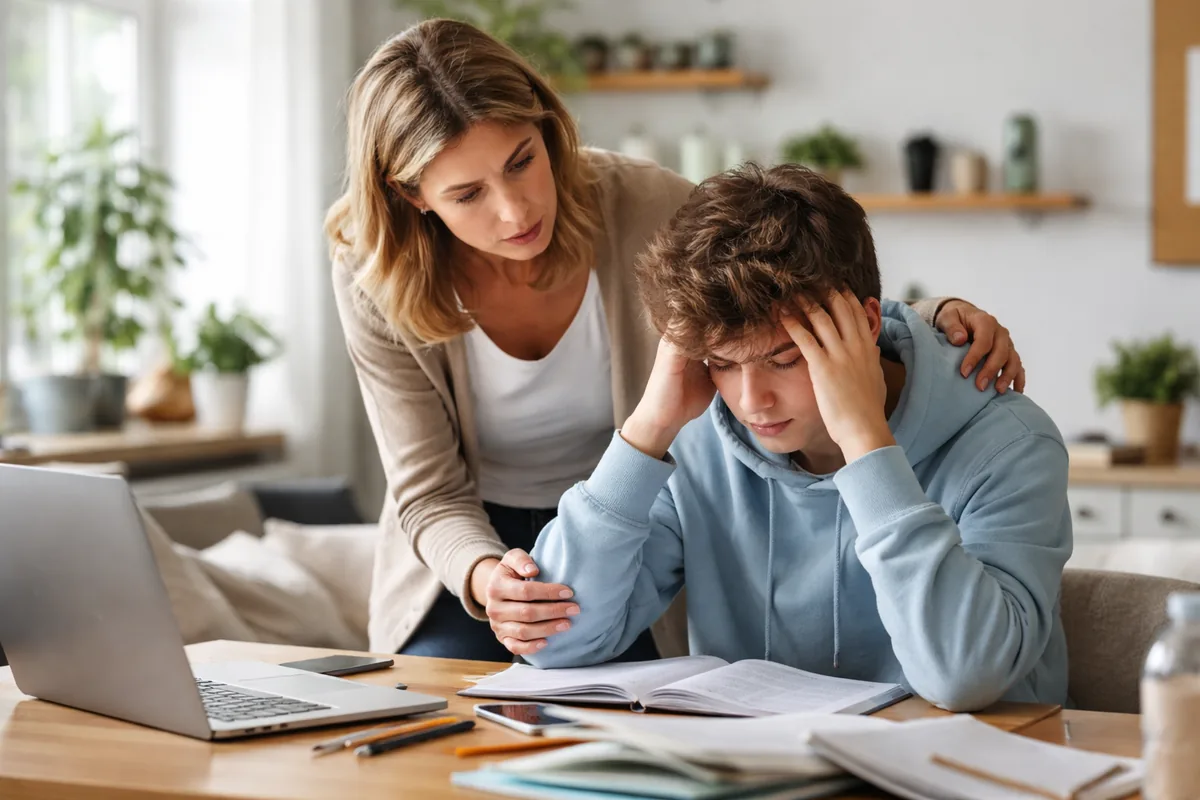 Comment aider son ado à faire face au burn-out scolaire